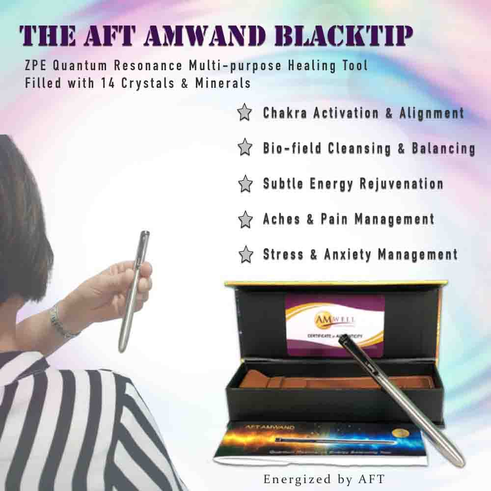 AMwand BlackTip: Amega ZPE Multi-purpose Healing Wand